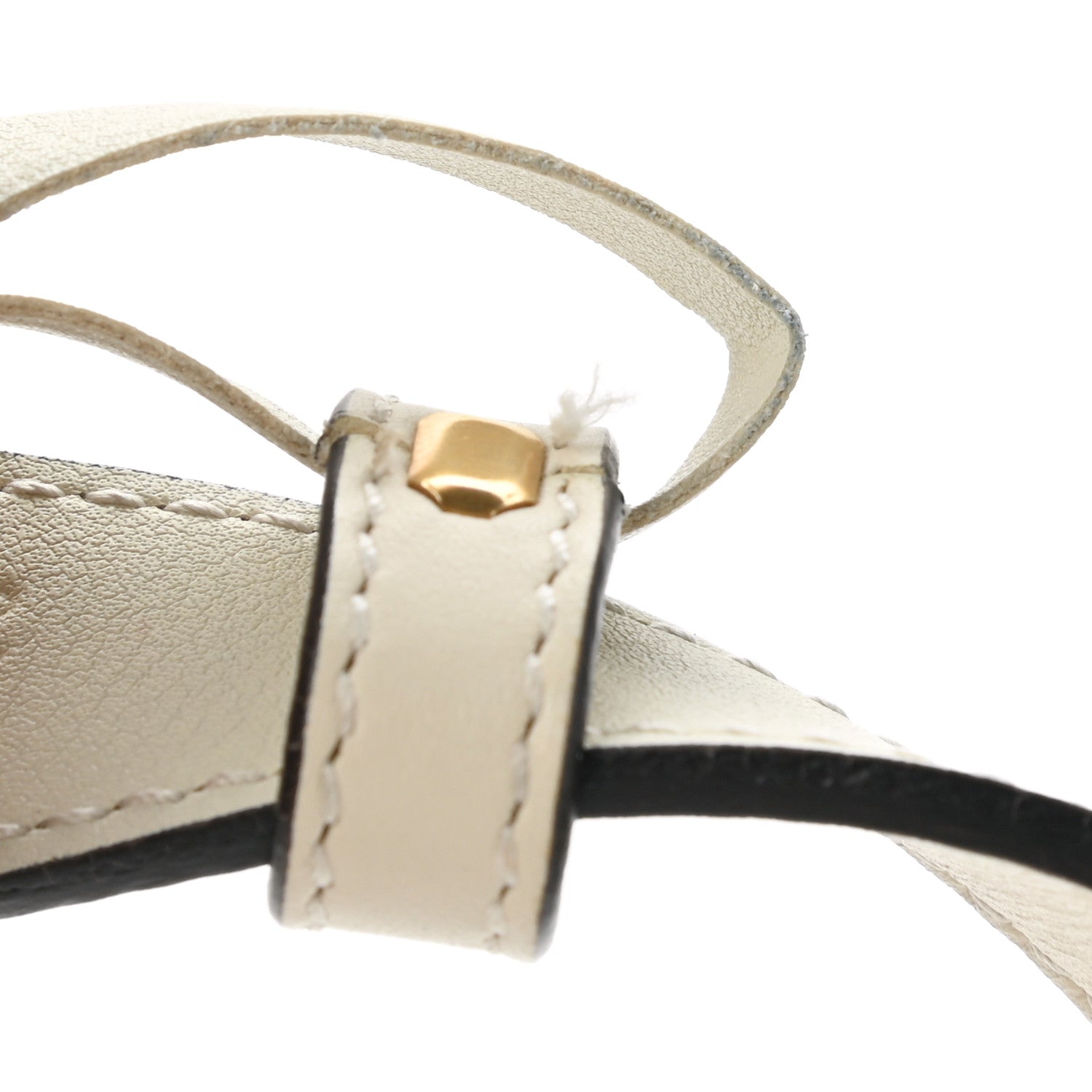 Gucci Calfskin Double G 20mm Belt 95 38 Mystic White 7 of 8
