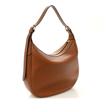 Celine Supple Calfskin Medium Triomphe Heloise Shoulder Bag Tan 3 of 12