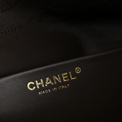 Chanel Suede Calfskin Small Souplissimo Maxi Flap Dark Brown 6 of 11