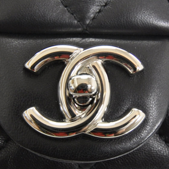 Chanel Lambskin Medium Coco Rain Flap Black 11 of 12