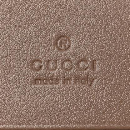 Gucci Calfskin Matelasse GG Marmont Card Case Wallet Porcelain Rose 6 of 8