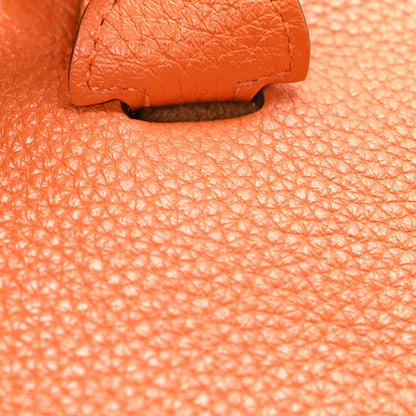 Hermes Taurillon Clemence Evelyne III PM Orange 7 of 10