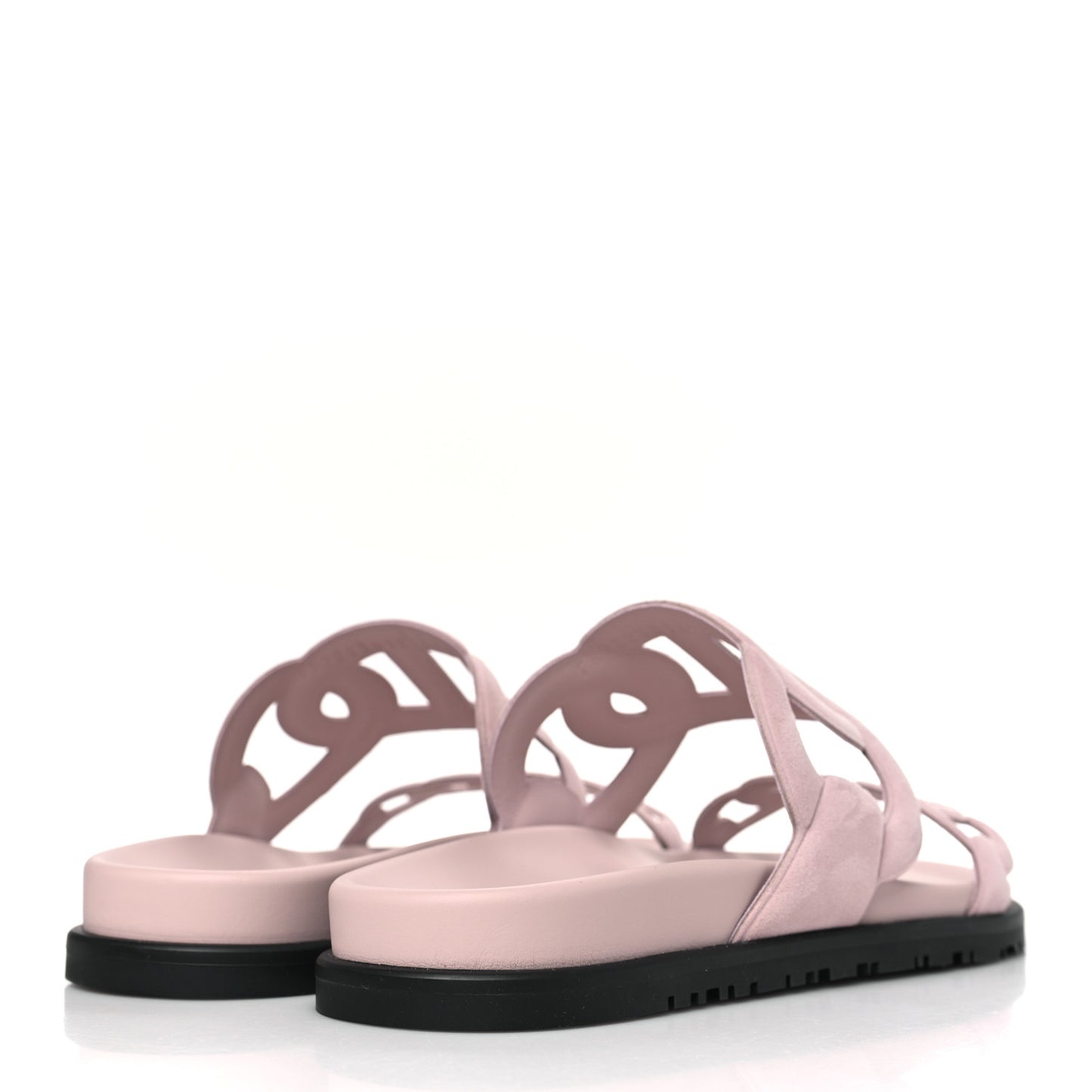 Suede Goatskin Extra Sandals 38.5 Rose Porcelain