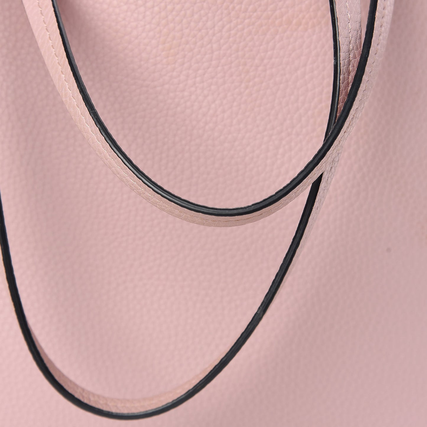 Grained Calfskin Rockstud Shoulder Tote Water Rose