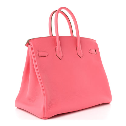 Hermes Togo Birkin 35 Rose Lipstick 3 of 10