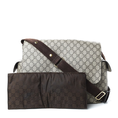 Gucci GG Plus Monogram Messenger Diaper Bag Dark Brown 11 of 11