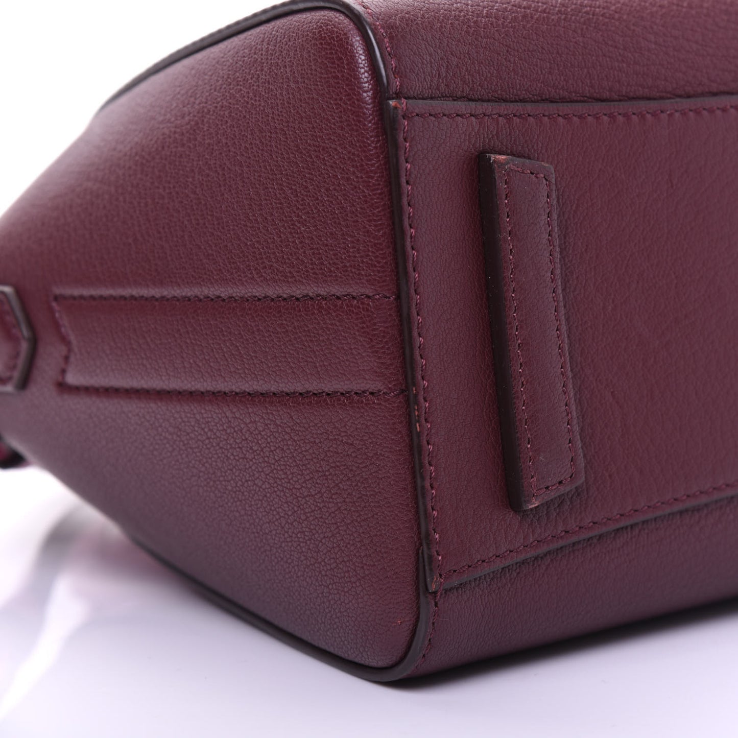 Sugar Goatskin Mini Tri-Color Antigona Burgundy Pink White