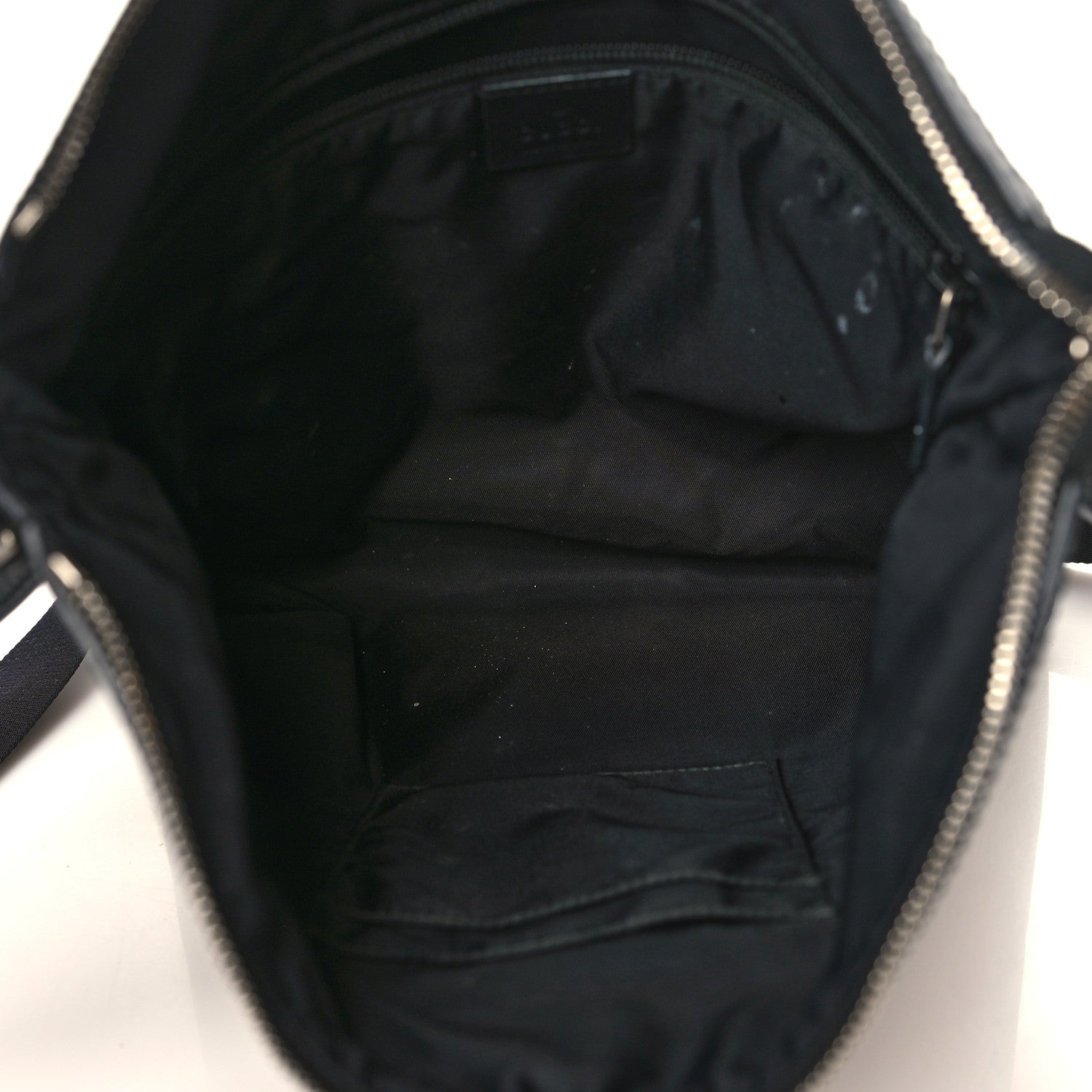 Gucci GG Supreme Monogram Web Messenger Bag Black 4 of 9