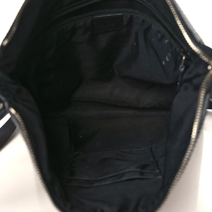 Gucci GG Supreme Monogram Web Messenger Bag Black 4 of 9