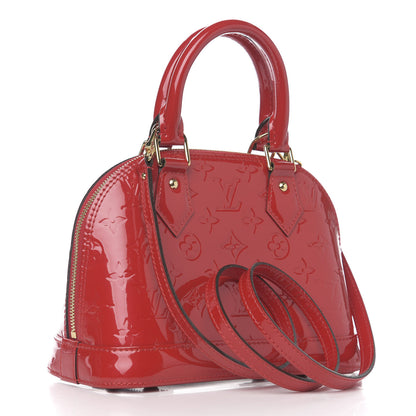 Louis Vuitton Vernis Alma BB Cherry 2 of 9
