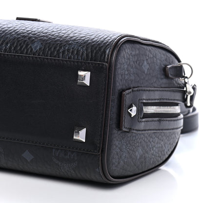 MCM Visetos Essential Boston Bag Black 8 of 8