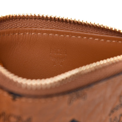 MCM Visetos Key Pouch Cognac 6 of 7