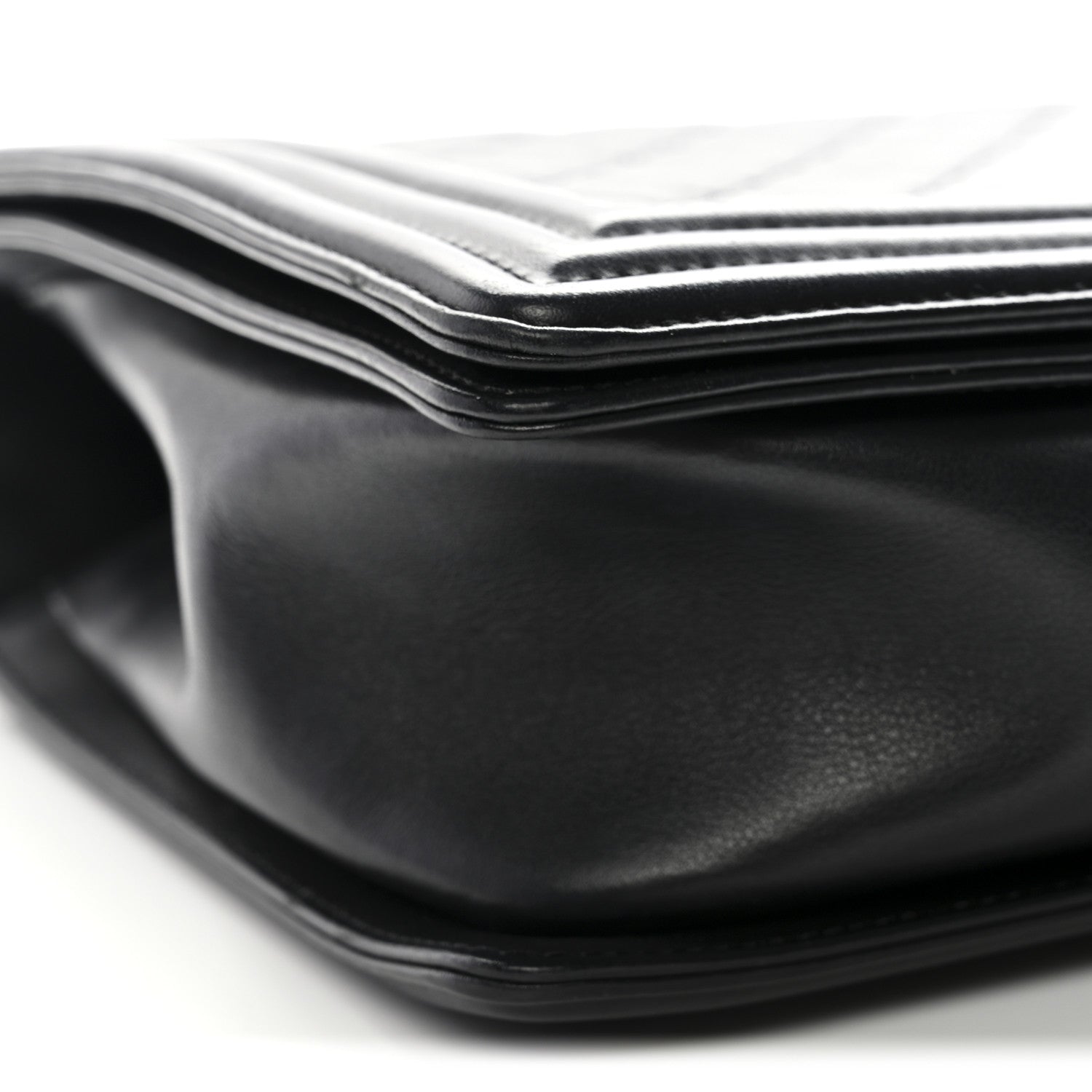 Chanel Calfskin Quilted New Medium Boy Flap So Black 9 of 11