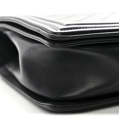 Chanel Calfskin Quilted New Medium Boy Flap So Black 9 of 11