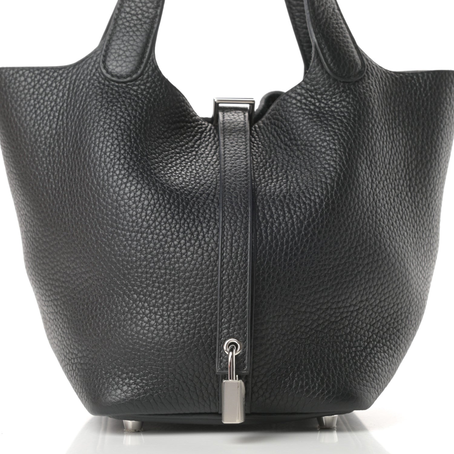Hermes Taurillon Clemence Picotin Lock 18 PM Black 8 of 11