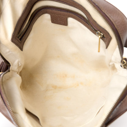 Gucci GG Supreme Monogram Web Medium Ophidia Messenger Bag Brown 5 of 12