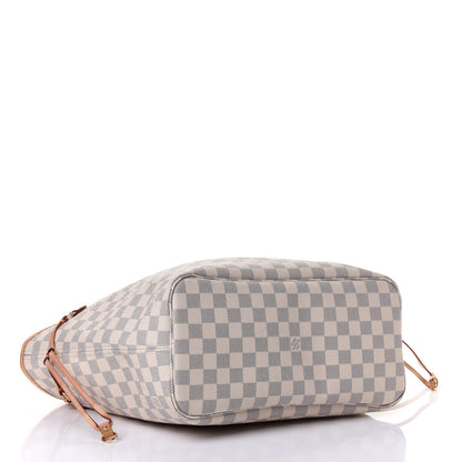 Louis Vuitton Damier Azur Neo Neverfull MM Rose Ballerine 3 of 4