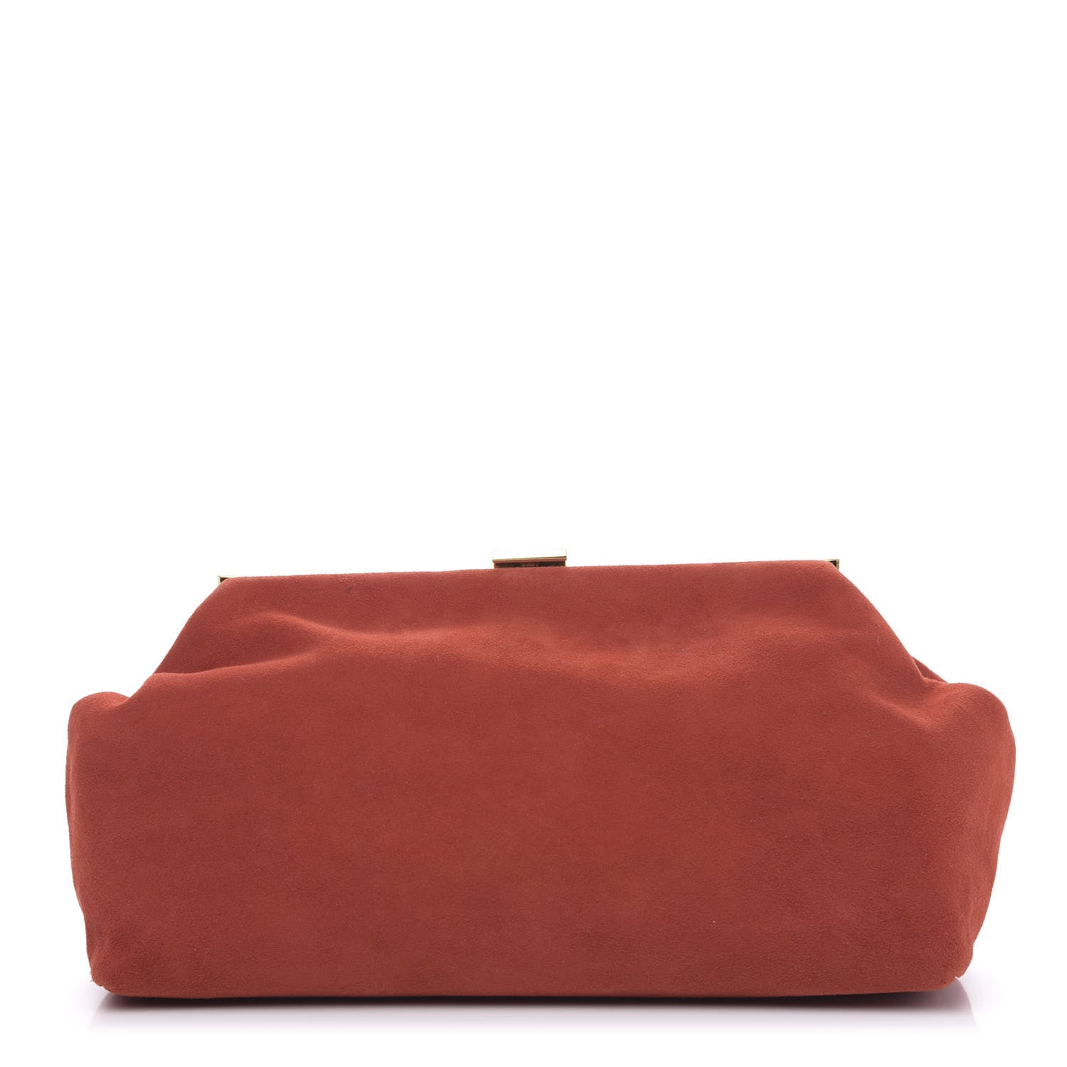 Mansur Gavriel Suede Volume Clutch Brick 1 of 11