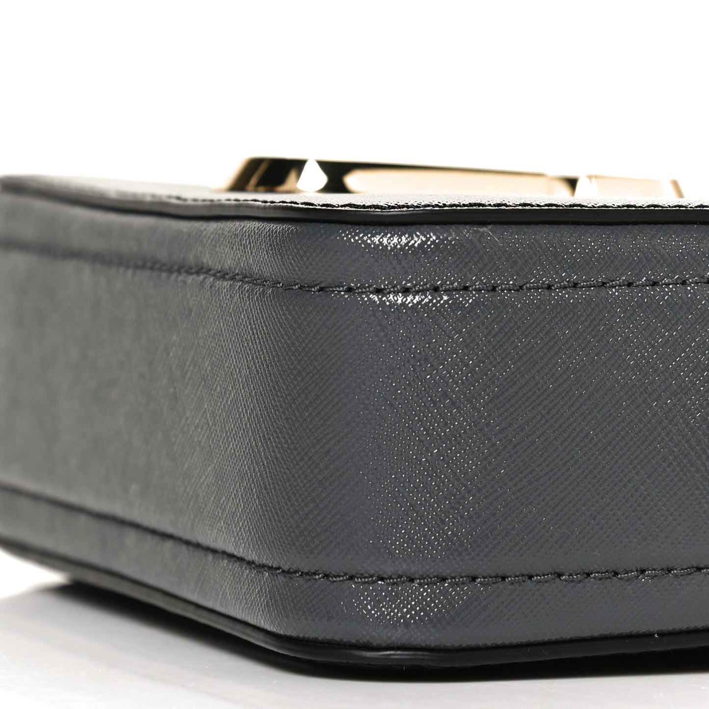 Saffiano Small Snapshot Camera Bag Black
