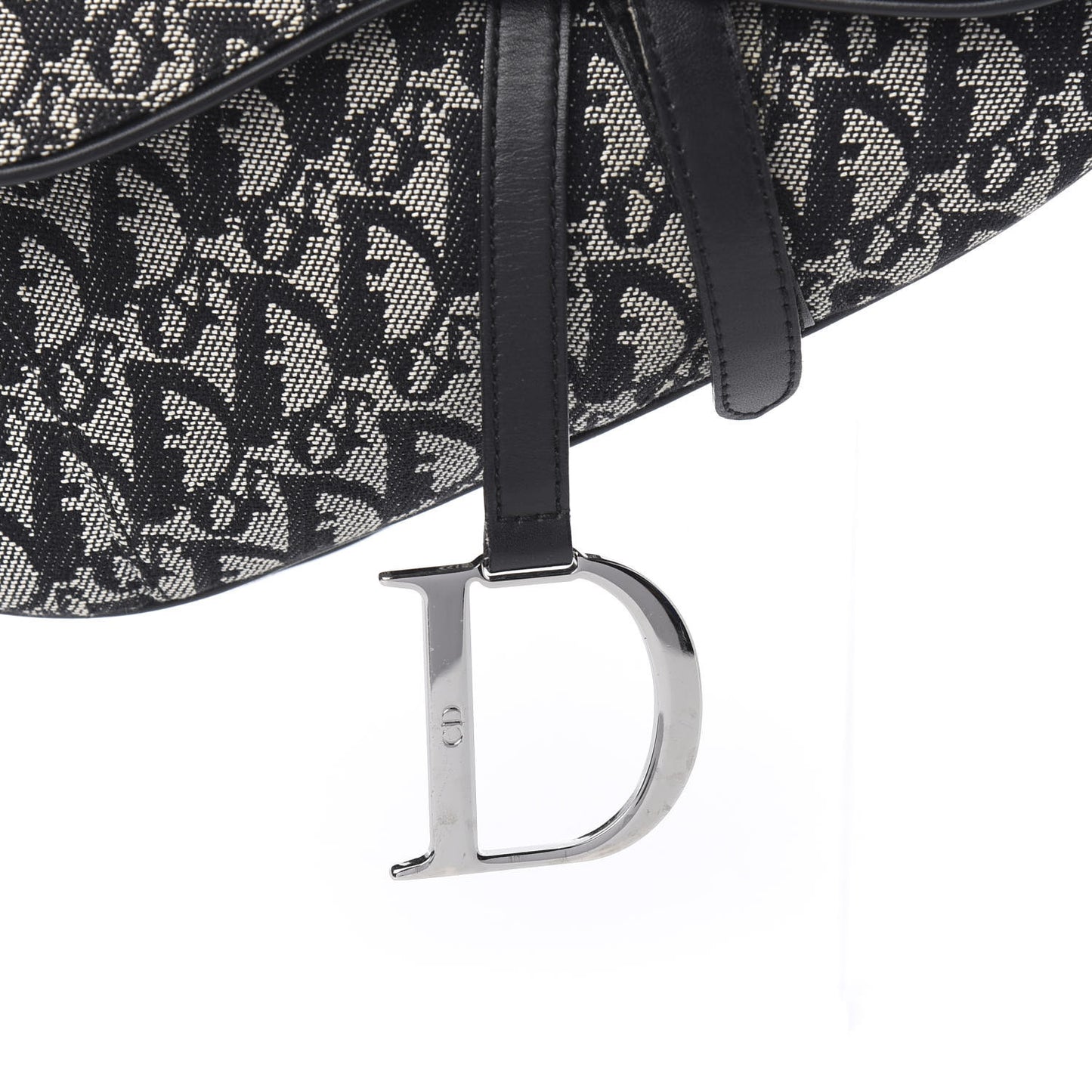 Monogram Saddle Bag Black