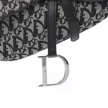 Christian Dior Monogram Saddle Bag Black 10 of 11