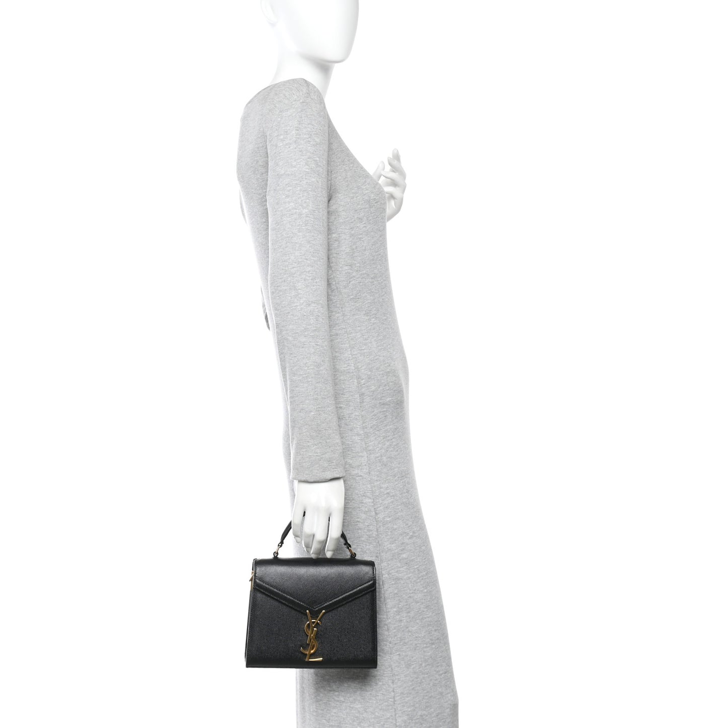 Grain de Poudre Mini Classic Monogram Cassandra Top Handle Black