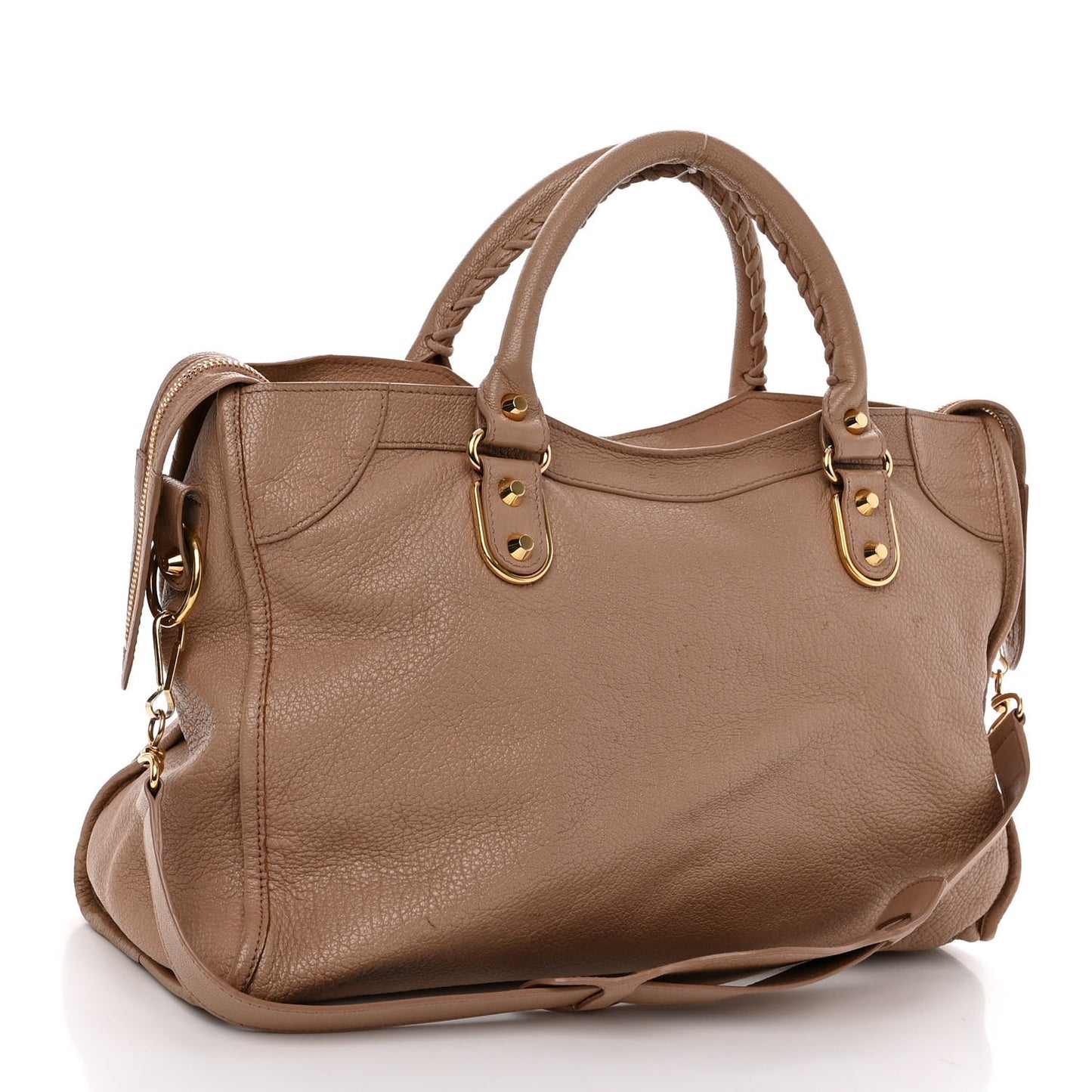 Chevre Gold Metallic Edge Hardware City Rose Des Sables