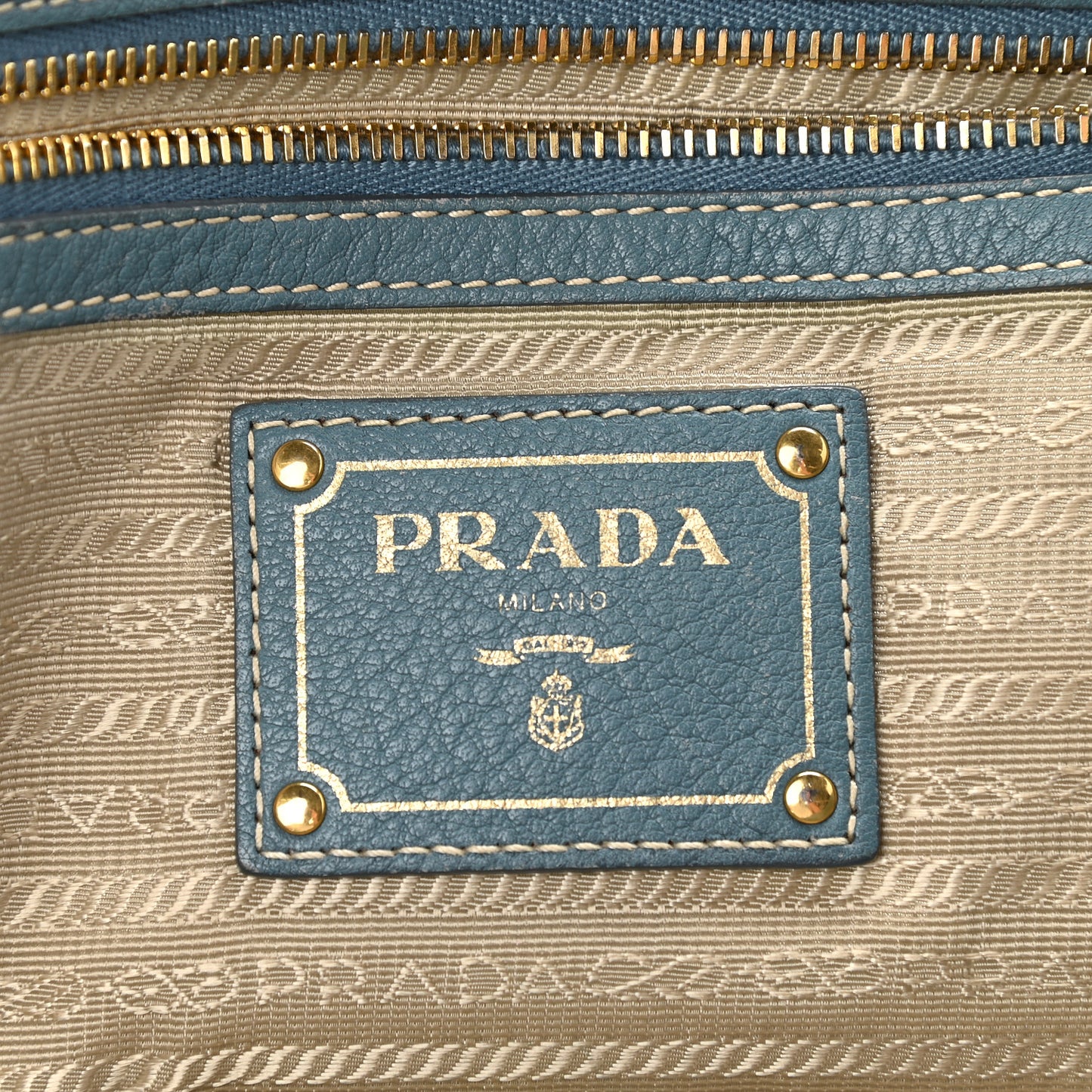 Cervo Deerskin Tote Blue