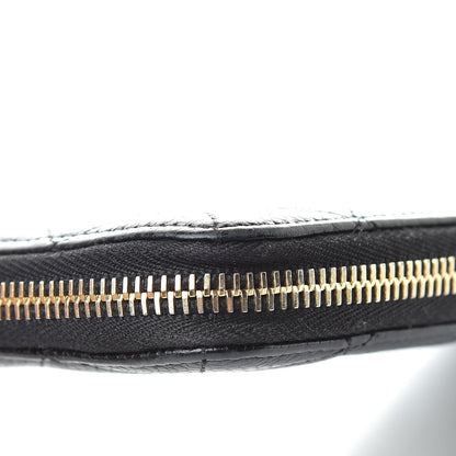 Chanel Caviar Quilted Large Gusset Zip Around Wallet Black 12 of 12