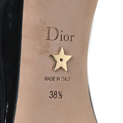 Christian Dior Patent Grosgrain Bow Idylle 35mm Pumps 38.5 Black 8 of 9