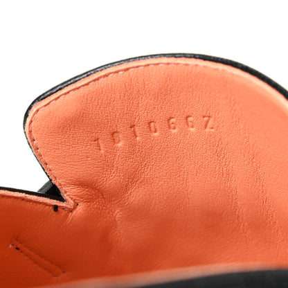 Hermes Goatskin Rivoli Mules 37.5 Black 8 of 8