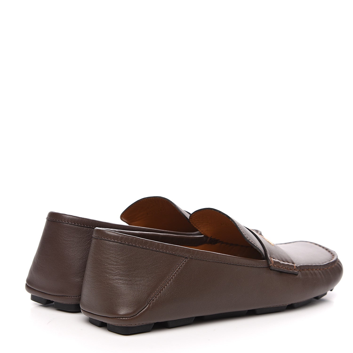 Gucci Nappa Mens Bee Driver Loafers 6.5 Cuir 4 of 10