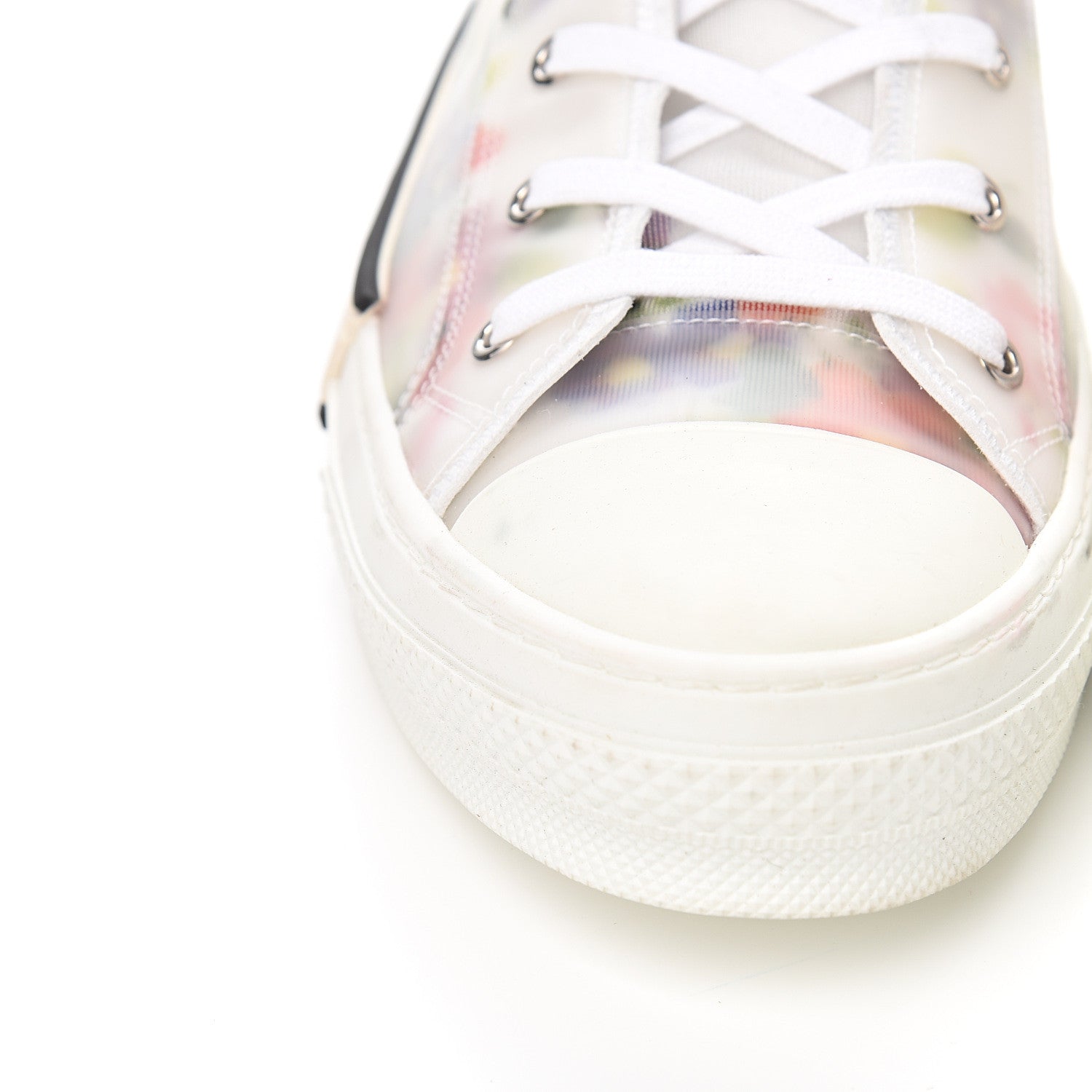 Christian Dior Technical Canvas Flowers Mens B23 High Top Sneakers 47 White 11 of 12