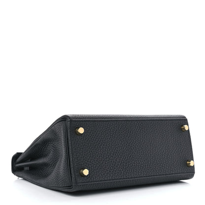 Hermes Togo Kelly Retourne 25 Black 4 of 11