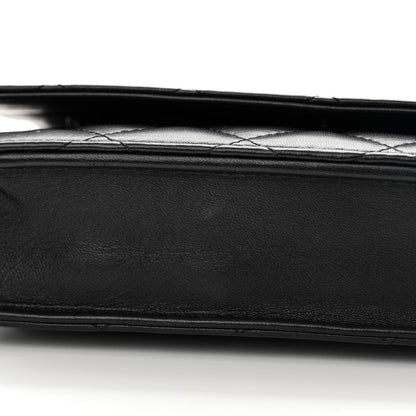 Chanel Lambskin Quilted Wallet On Chain WOC Black 18 of 19