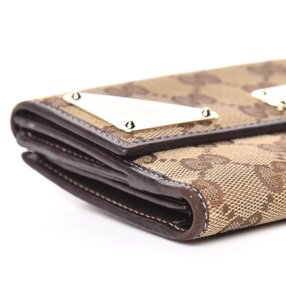Gucci Monogram Indy Continental Wallet Dark Brown 9 of 11