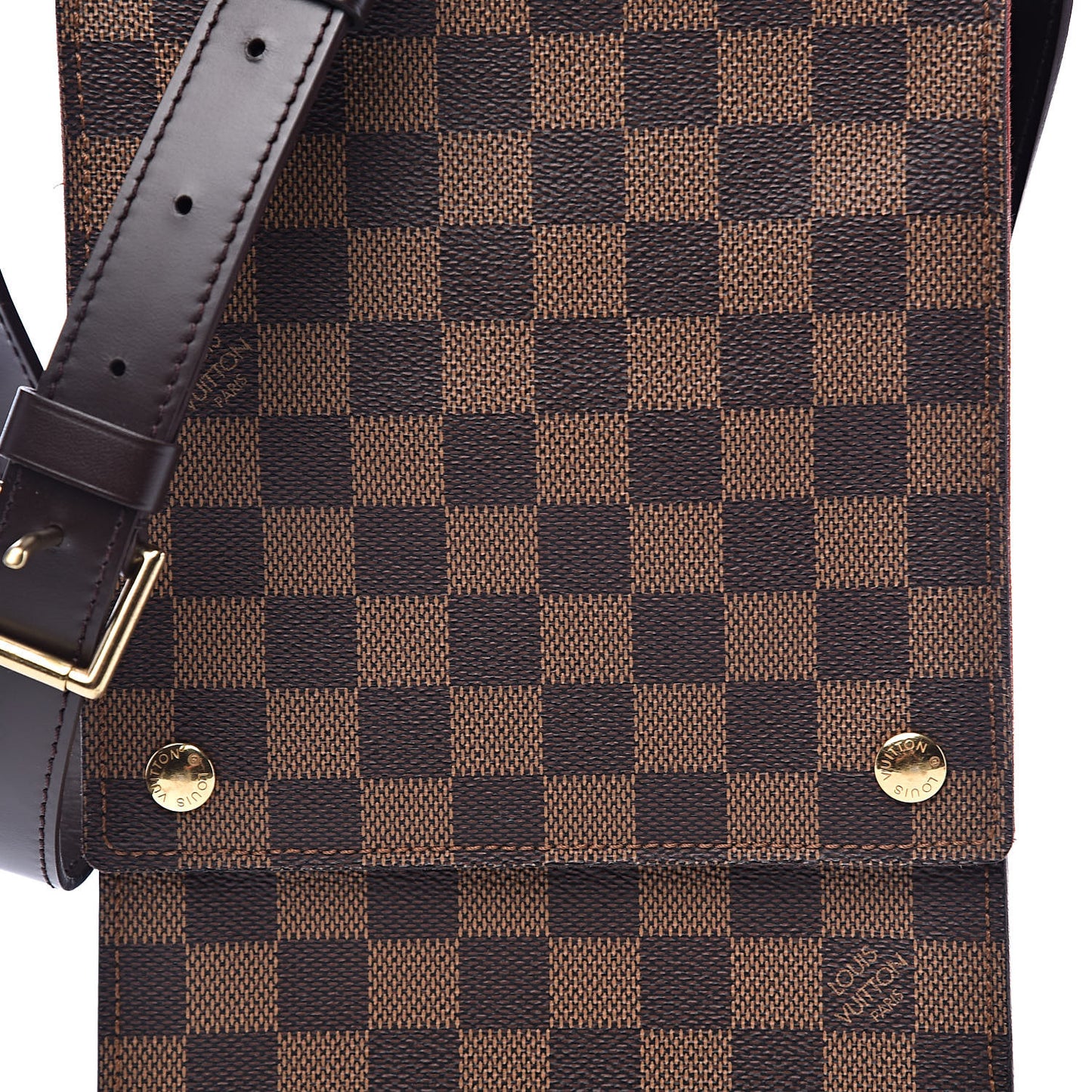 Damier Ebene Portobello Travel Shoulder Bag