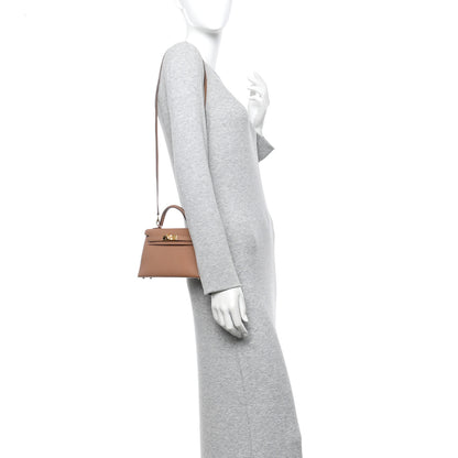 Hermes Chevre Mysore Mini Kelly Sellier 20 Quebracho 2 of 15