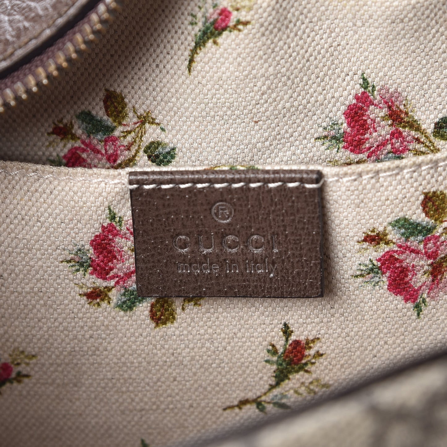 GG Supreme Monogram Web Neo Vintage Shoulder Bag Beige New Acero Crop