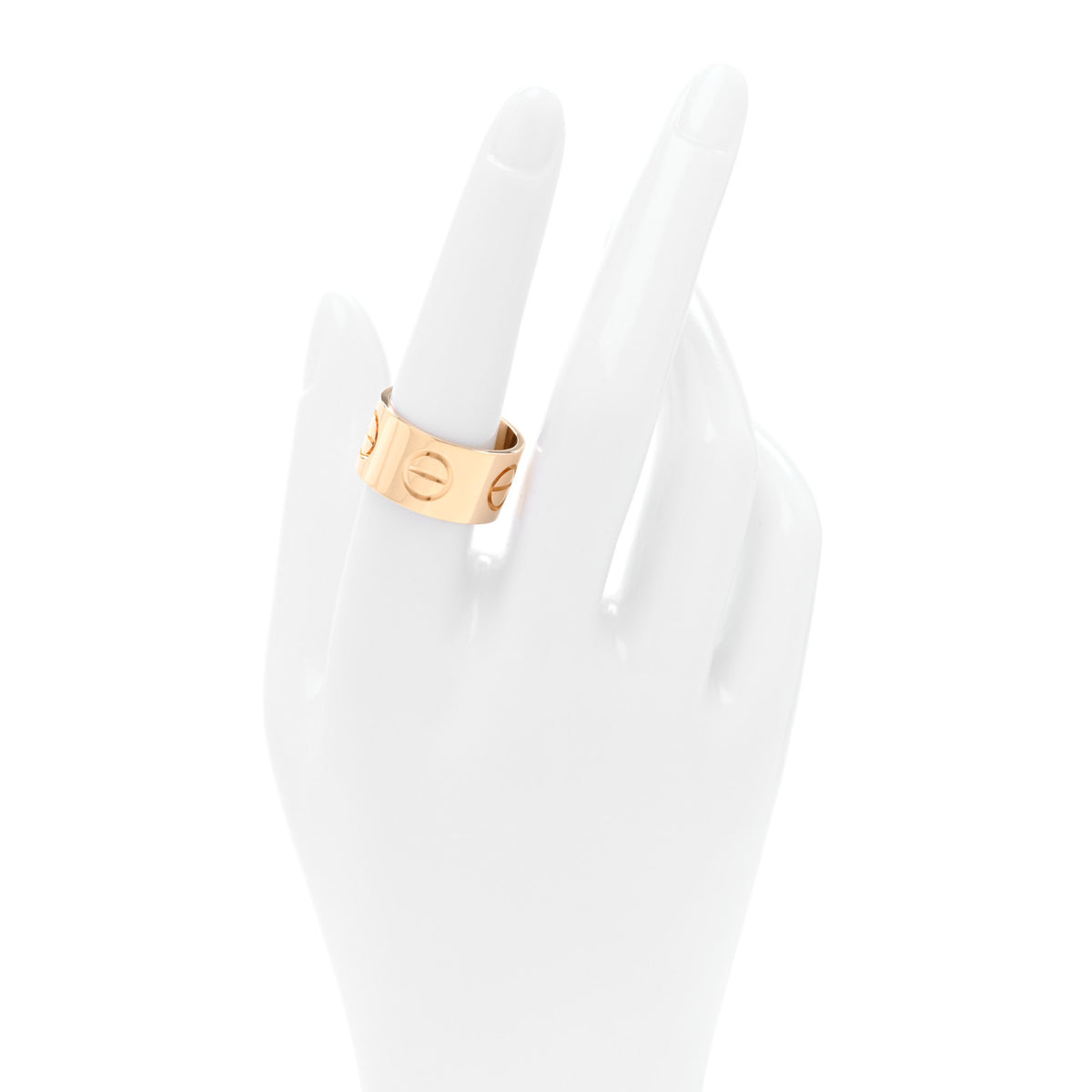 18K Yellow Gold 11mm LOVE Ring 57 8