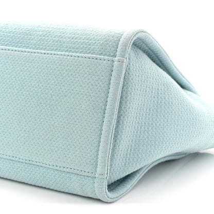 Chanel Mixed Fibers Small Deauville Tote Light Blue 11 of 11