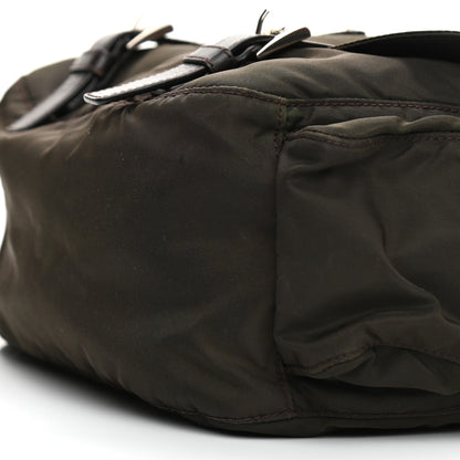 Prada Tessuto Nylon Saffiano Messenger Bag Mimetico 9 of 12