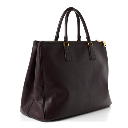 Prada Saffiano Lux Extra Large Galleria Double Zip Tote Granato 3 of 11