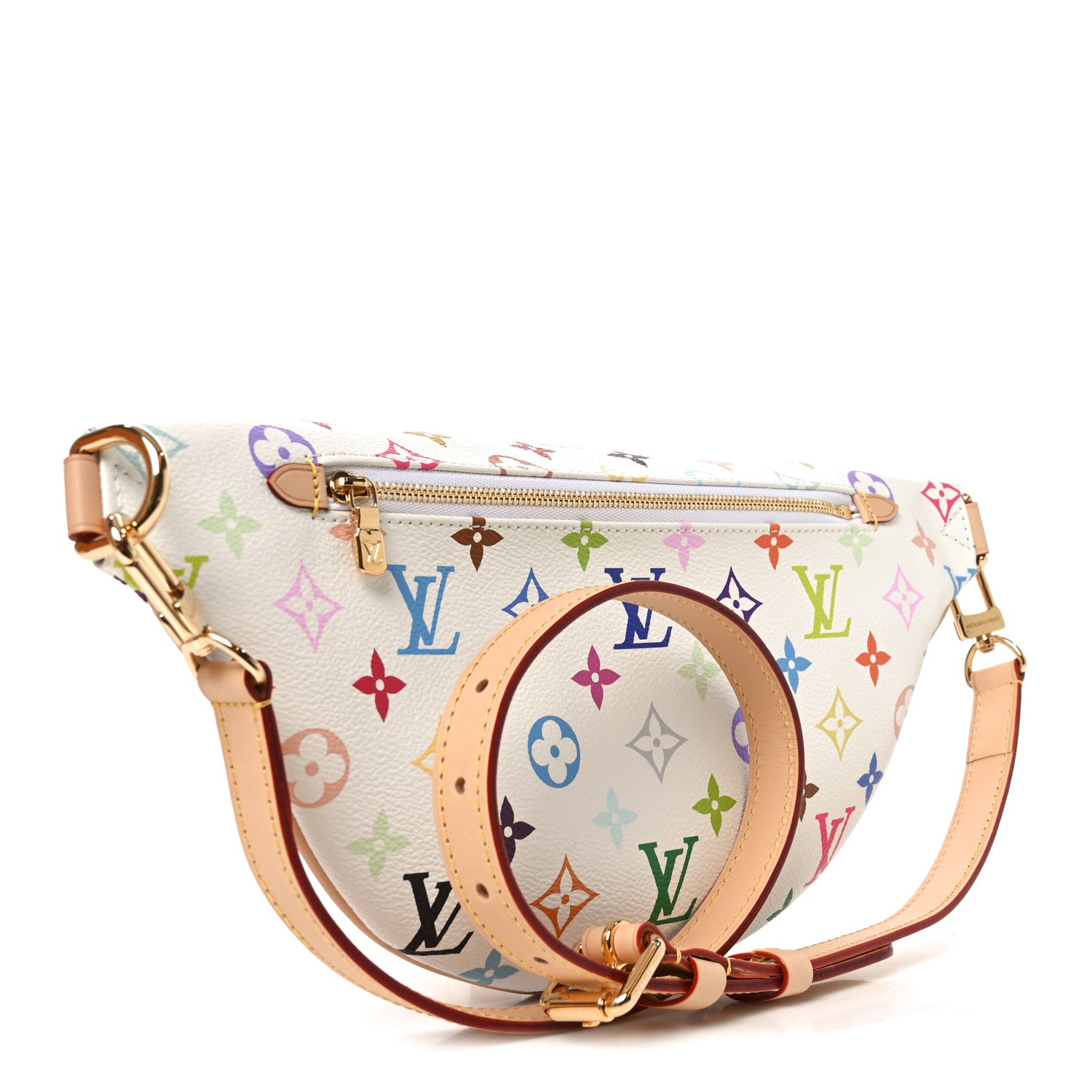 Louis Vuitton LV X TM Monogram Multicolor High Rise Bumbag White 3 of 10