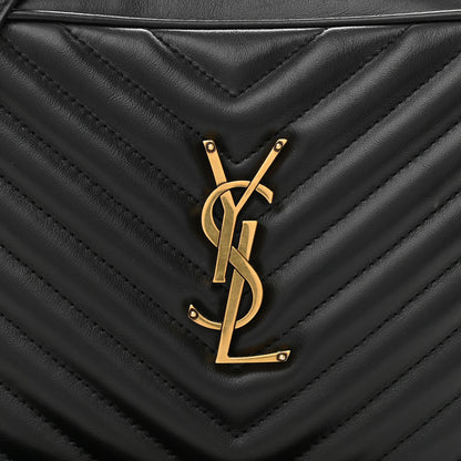 Saint Laurent Calfskin Matelasse Monogram Lou Camera Bag Black 8 of 10