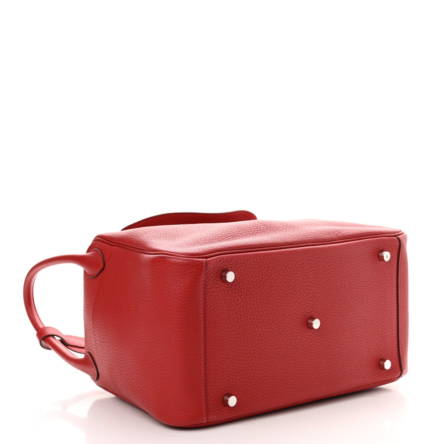 Hermes Taurillon Clemence Lindy 30 Rouge Casaque 4 of 13