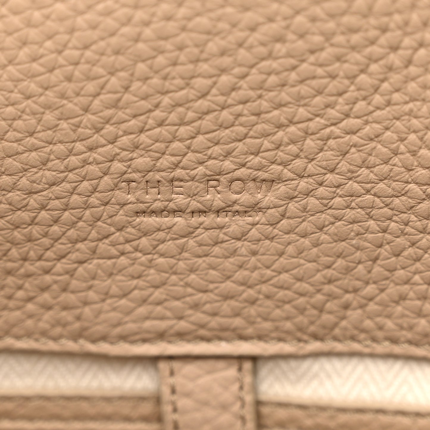 Matte Grained Calfskin Soft Margaux 15 Dark Taupe