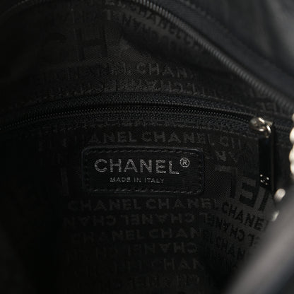 Chanel Lambskin Stitched Medium Ultimate Soft Tote Black 5 of 10