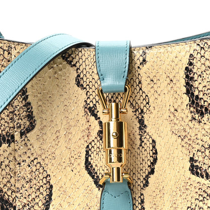 Gucci Snakeskin Calfskin Small Jackie 1961 Hobo Multicolor 8 of 10