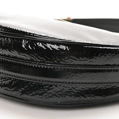 Prada Patent Naplak Arque Shoulder Bag Black 9 of 9